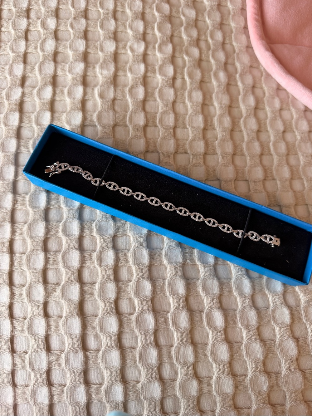 Sterling Silver Link Bracelet - Silver